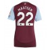 Aston Villa Ian Maatsen #22 Hjemmedrakt Dame 2024-25 Kortermet